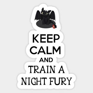 Let's Train a Night Fury! Sticker